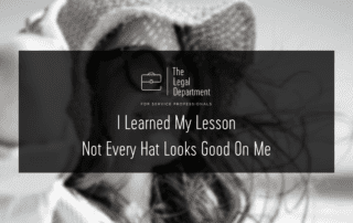 I learned my lesson, not every hat looks good on me