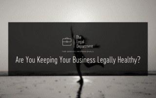 Are you keeping your business legally healthy