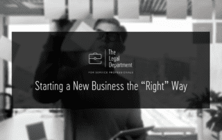 Starting a new business the right way