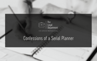 Confessions of a serial planner