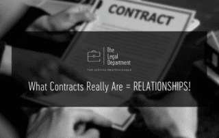 What contracts really are + relationships!