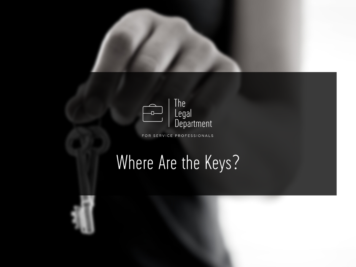 Where are the keys?