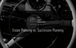 estate panning vs. succession planning