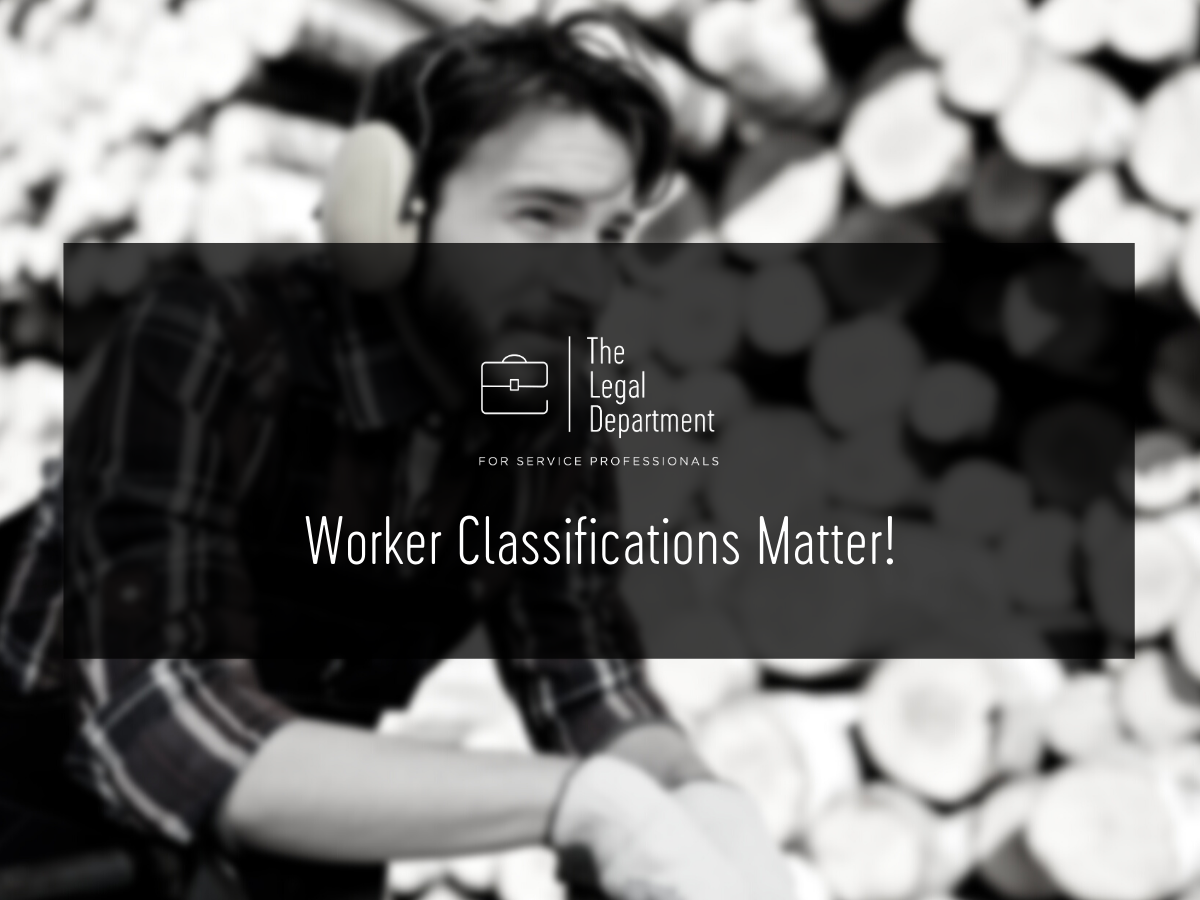 Worker classifications matter