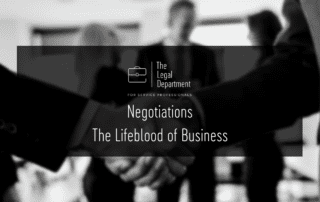 Negotiations: The Lifeblood of business