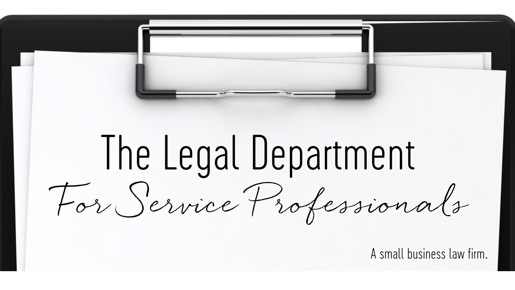 The Legal Department for Service Professionals