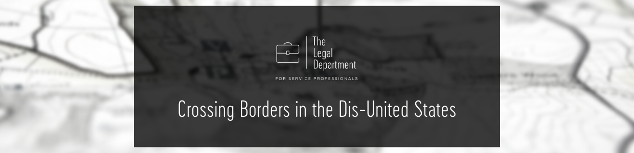 Crossing borders in the dis-united states