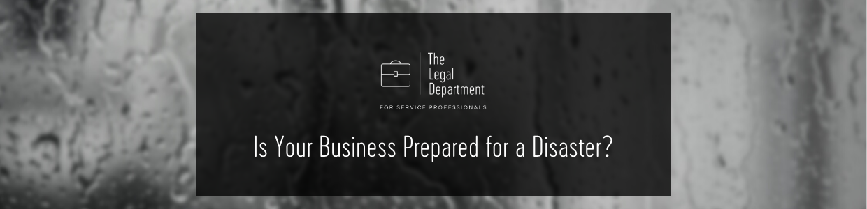 Is you business prepared for a disaster?