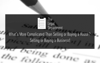 What's more complicated than selling or buying a house? Selling or buying a business!