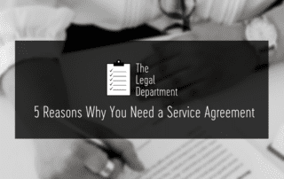 reasons why you need a written service agreement