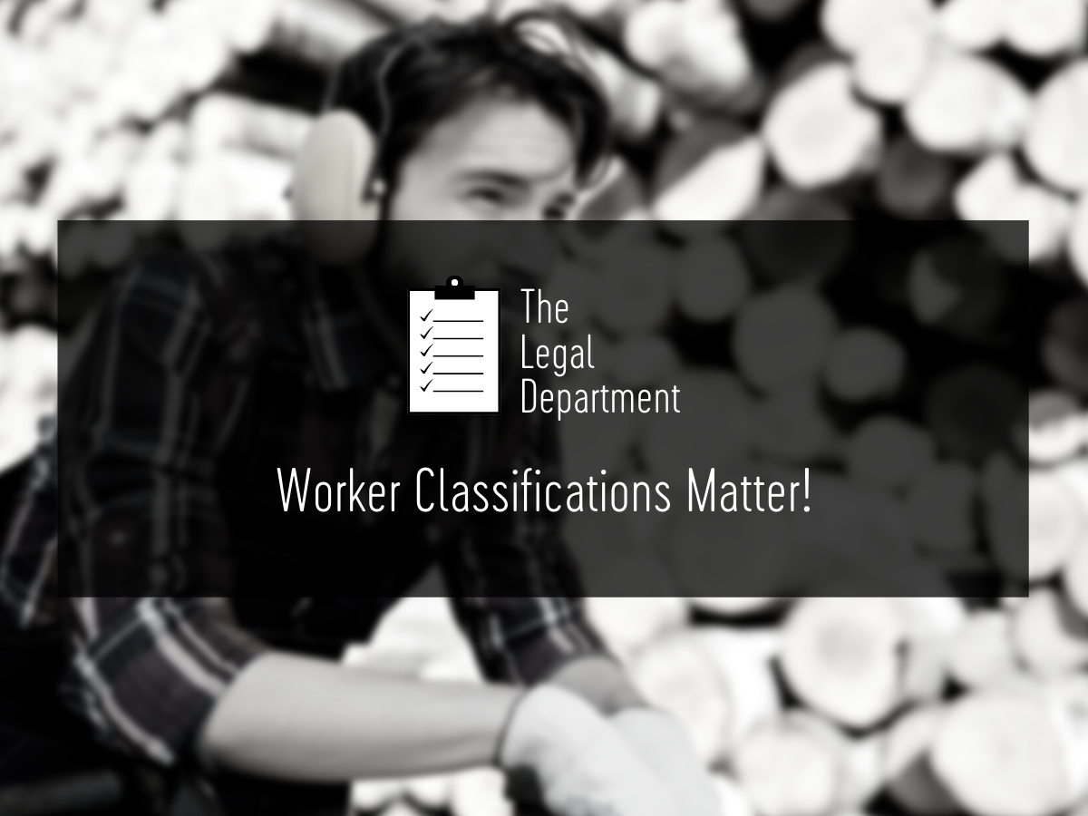 Worker classifications matter!